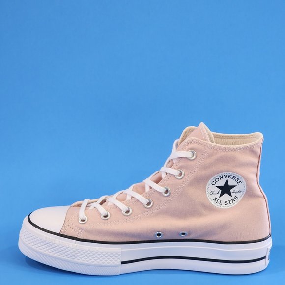 Converse CTAS Hi Platform Lift Pink Clay Women's Platform Sneakers 572721C NWT - Picture 3 of 6